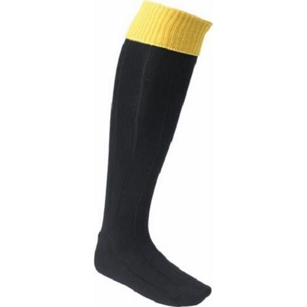 Euro Euro Men's Football Socks in True Black - 2