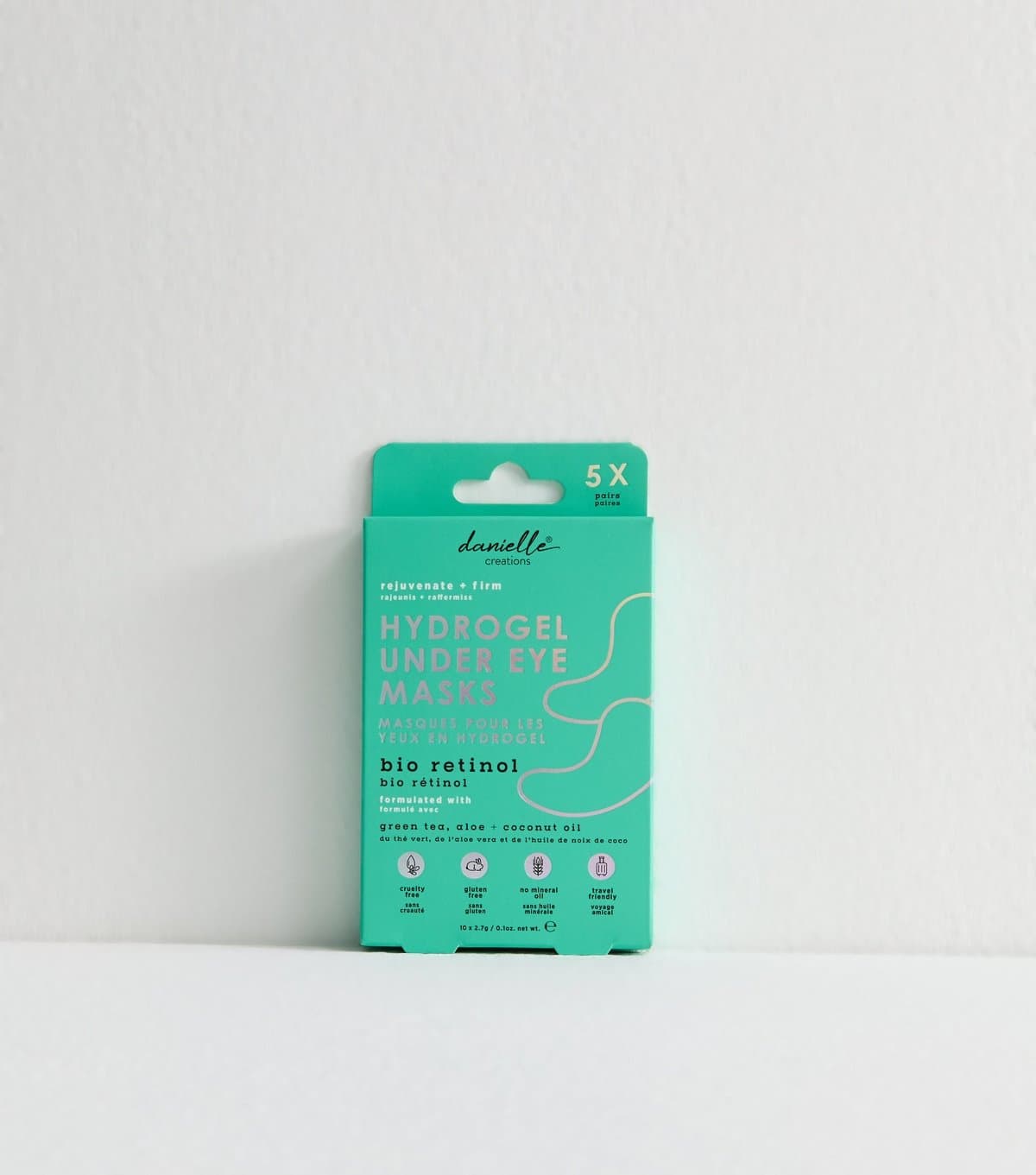 Danielle Creations Set of 5 Teal Hydrogel Under Eye Masks Danielle New Look