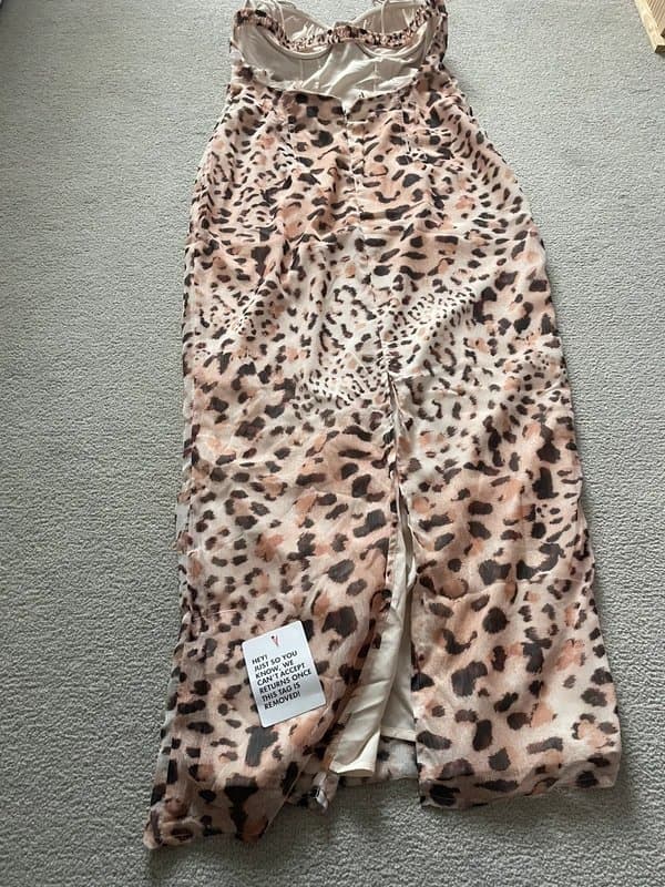 ASOS Ladies leopard print dress (New)