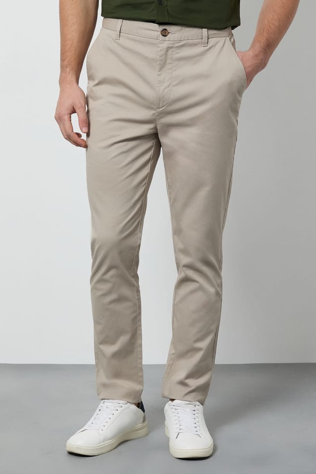 Burton Burton Men's Natural Skinny Fit Chino Trousers - 2