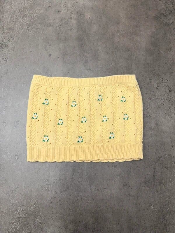 Urban Outfitters Urban Outfitters yellow knit bandeau top