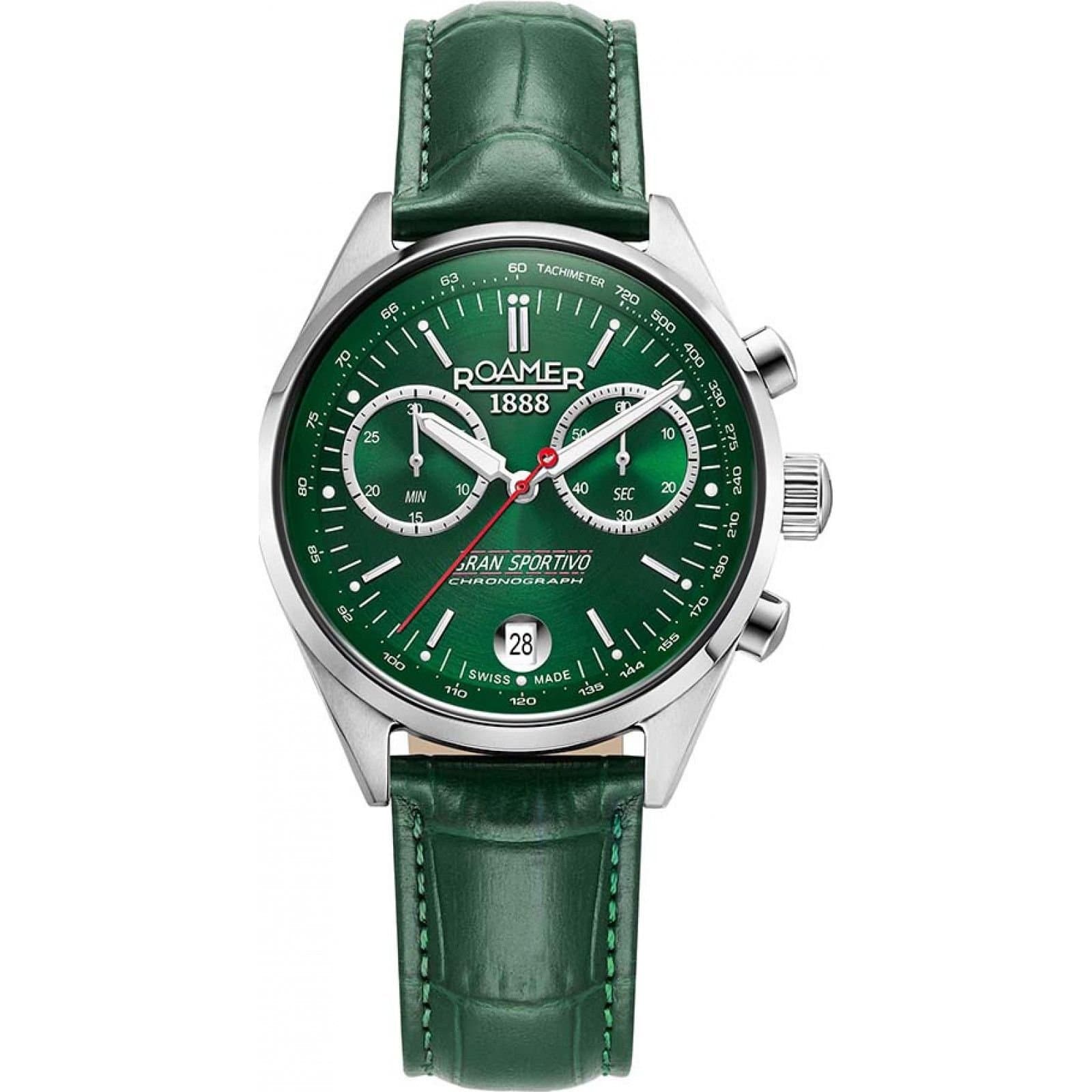 Roamer Roamer Men's 978818-41-75-20 Gran Sportivo 42mm Quartz Watch in Silver