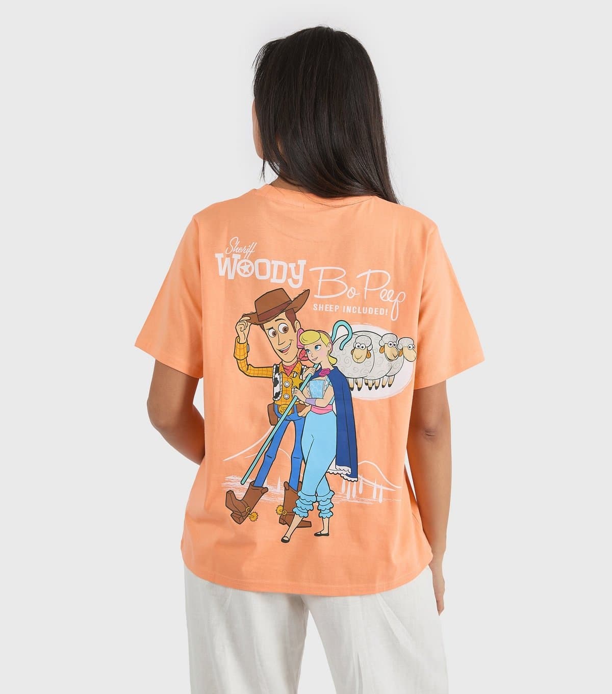 Skinnydip Skinnydip Custard Orange Woody & Bo Peep T-Shirt