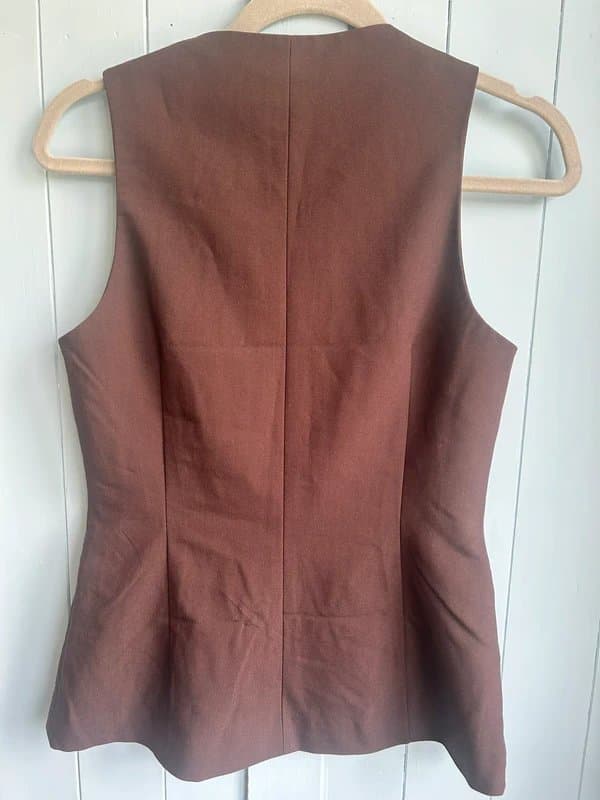 ASOS Design ASOS Design chocolate brown wasicoat