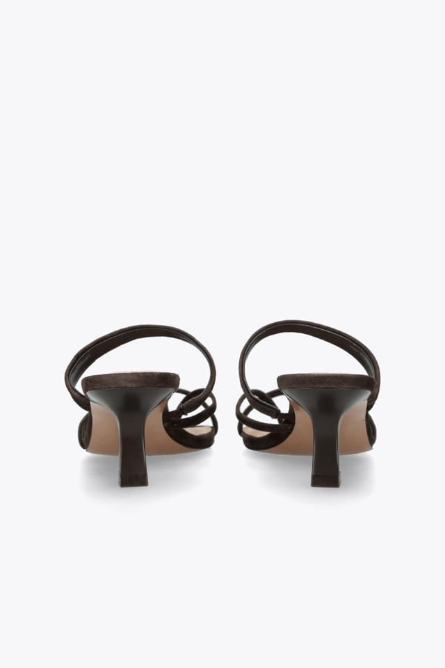 Steve Madden STEVE MADDEN Women's 'Ajay Brown Suede' Suede Heels - 3