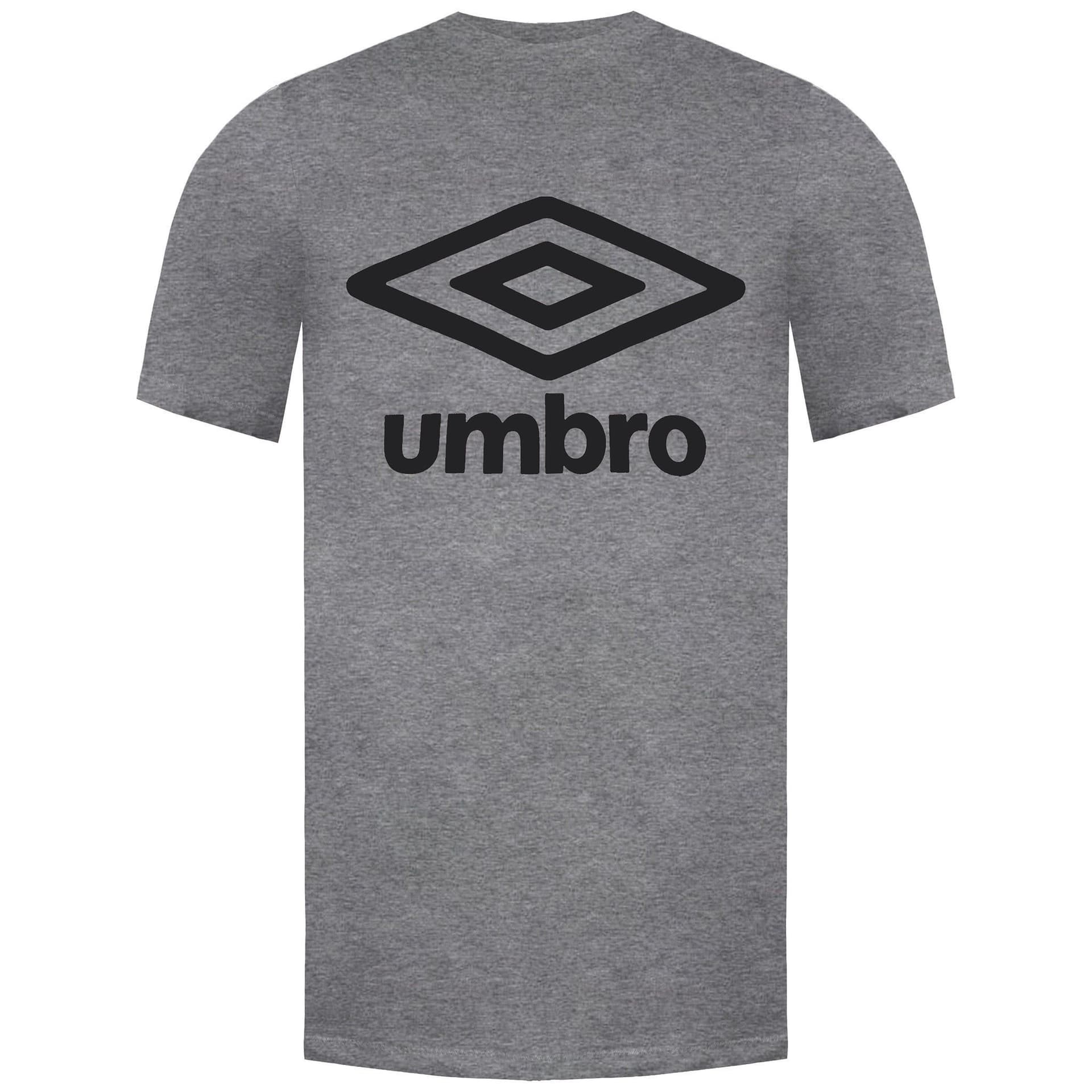 Umbro Umbro Men's Large Logo Grey T-Shirt