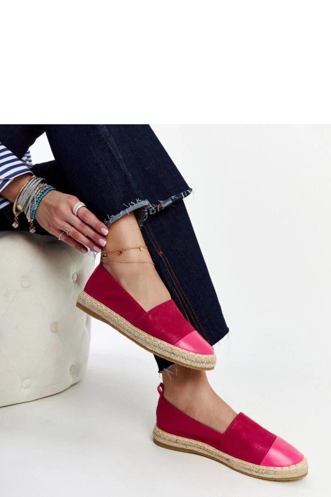 Love Lace Love Lace Pink Suede Espadrille Wedges