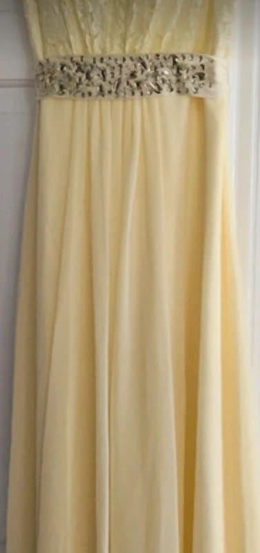 Coast Coast special occasion dress. Yellow Size 12