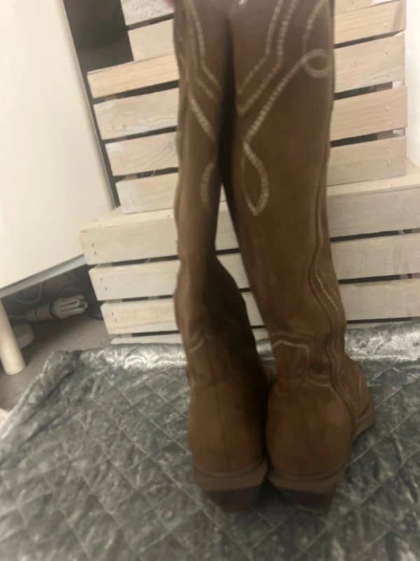 ASOS Brown cowboy boots size 5