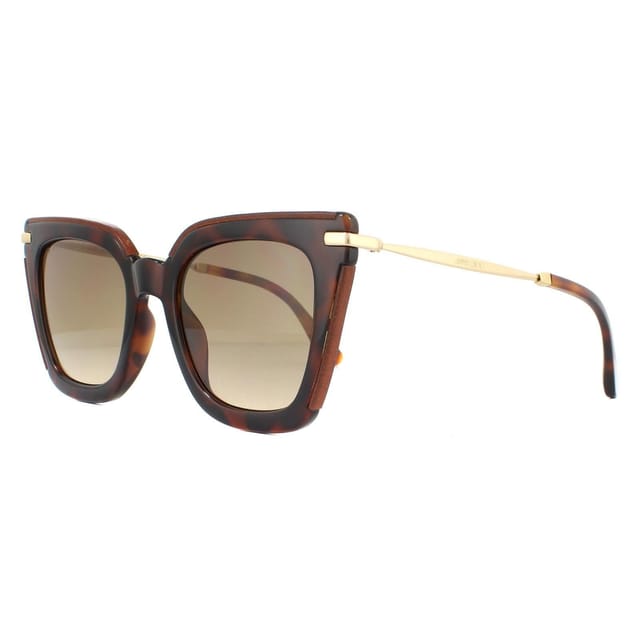 Jimmy Choo Jimmy Choo Women's Square Glitter Havana Brown Gradient Sunglasses - 2