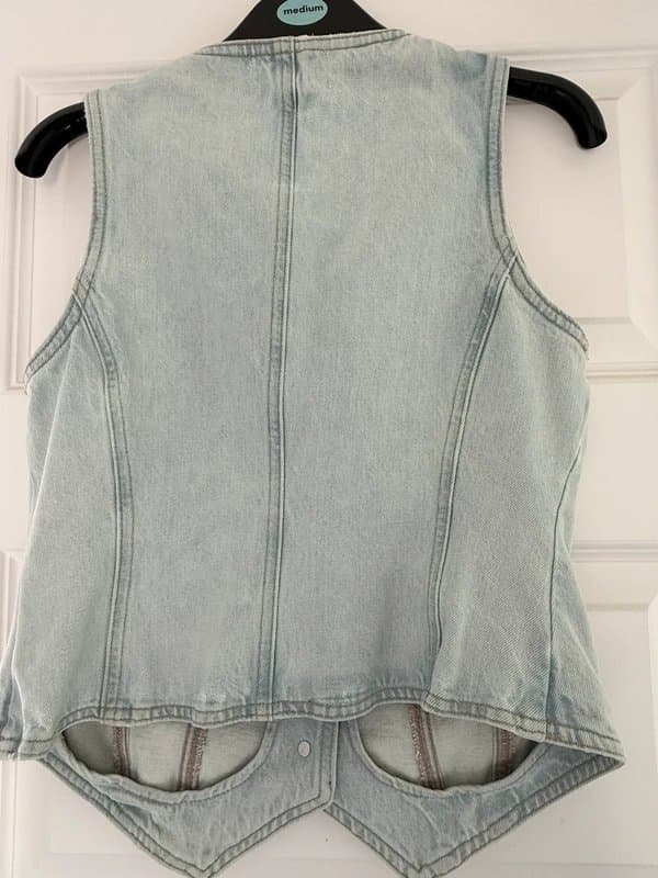 New Look New look denim waistcoat size 10