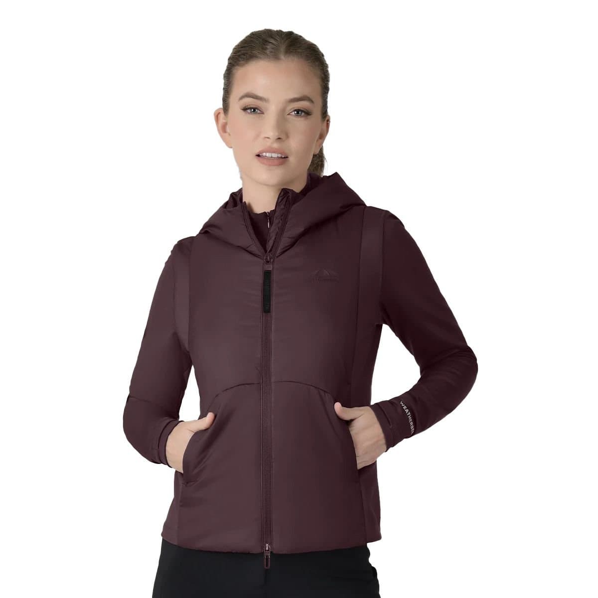 Weatherbeeta Weatherbeeta Women's Hybrid Padded Riding Jacket in Plum