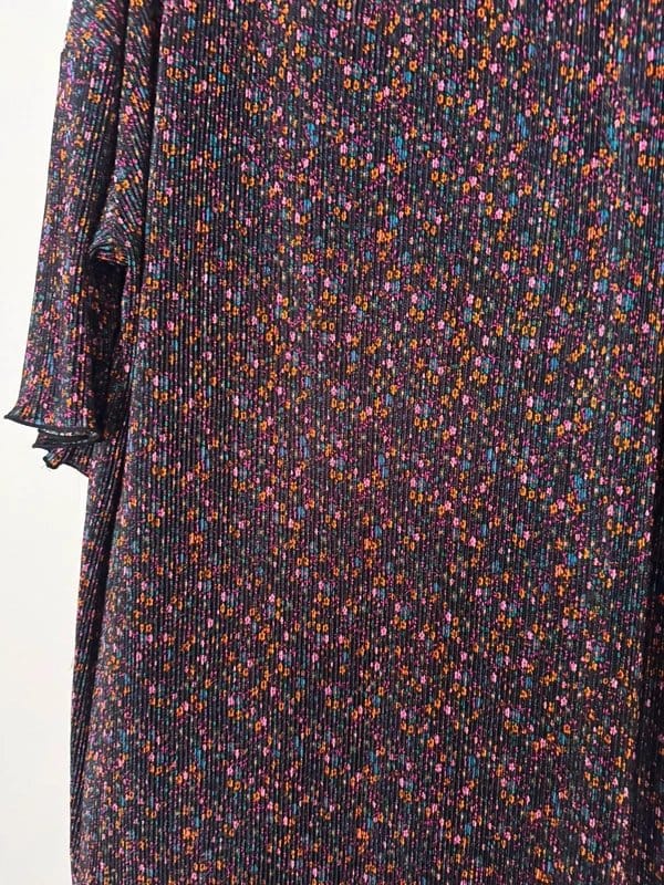 ASOS Floral Plisse Midi Dress