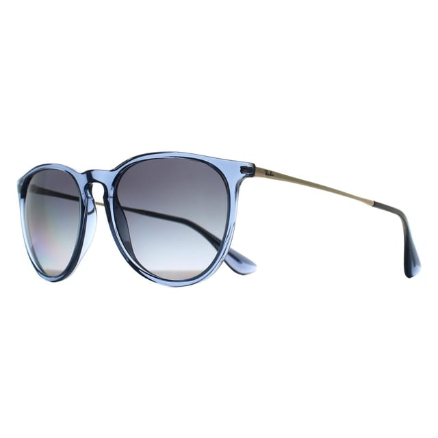 Ray-Ban Ray-Ban Women's Round Transparent Blue Grey Gradient Polarized RB4171 Erika - 2