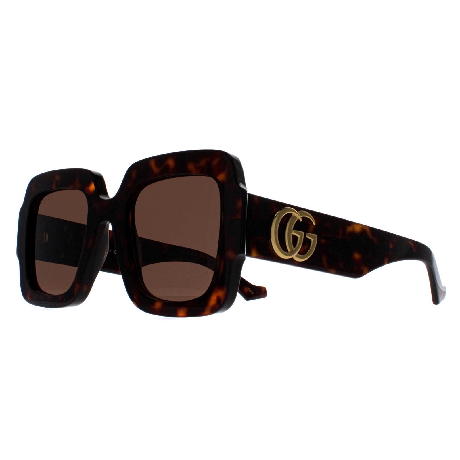 Gucci Gucci Women's Square Havana Brown GG1547S - 3