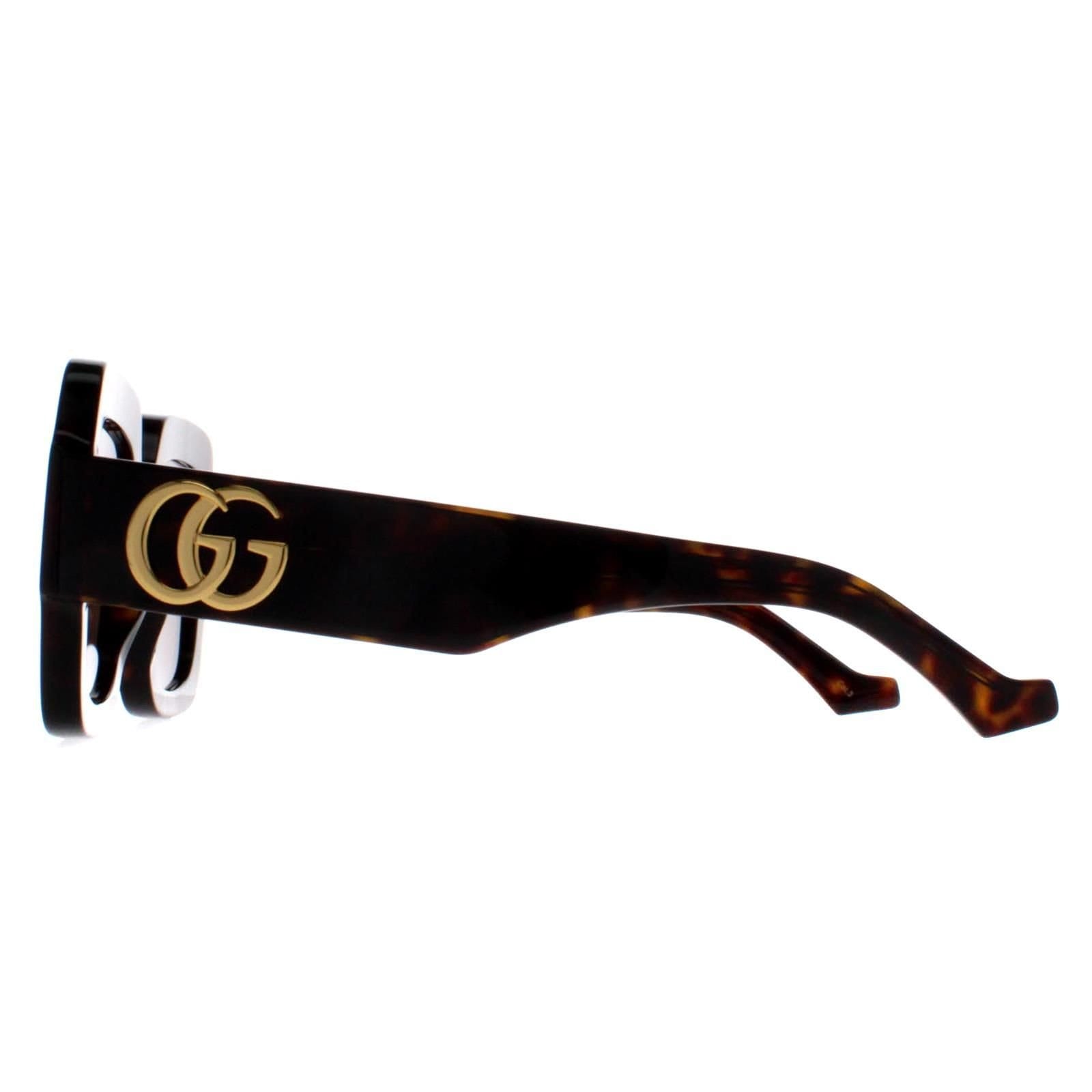 Gucci Gucci Women's Square Havana Brown GG1547S - 4