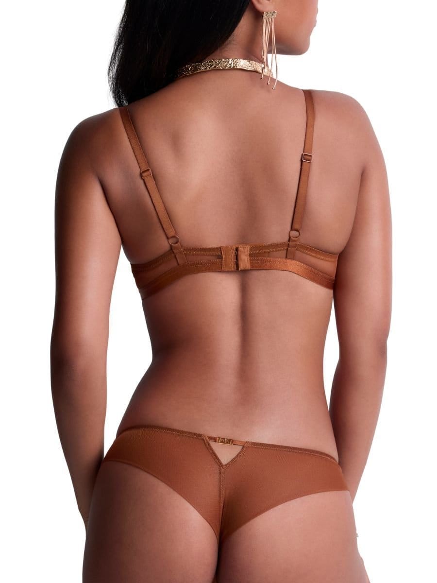 Aubade Aubade Women's Rules of Attraction Half Cup Bra in Brown - 4