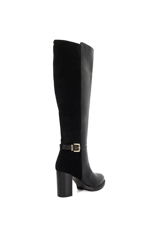 Dune London Dune London Women's 'Secretly' Leather Knee High Boots in Black - 3