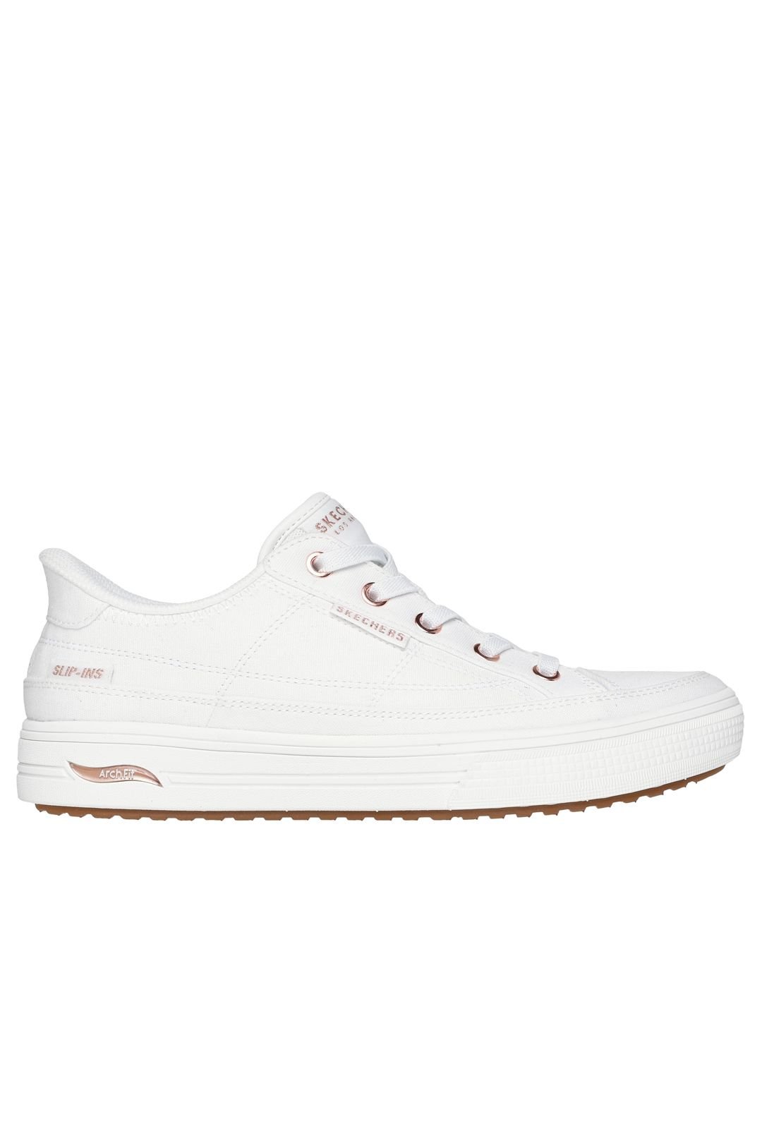 Skechers Skechers Women's Slip-Ins Arch Fit Arcade See Ya There Trainers in White - 3