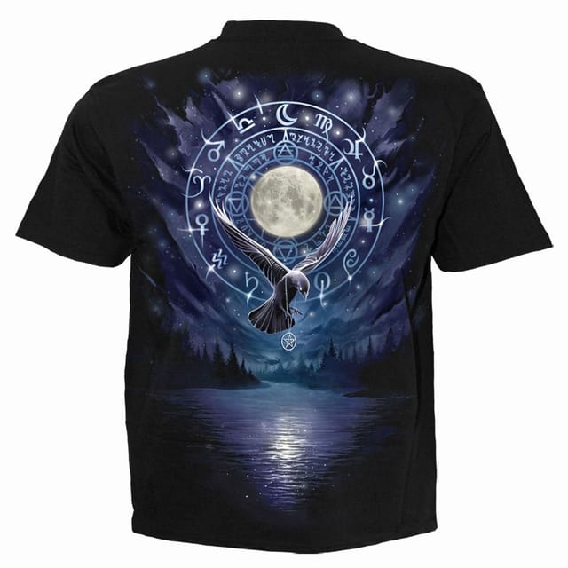 Spiral Direct Spiral Direct Men's Witchcraft Back Print T-Shirt in Black - 3