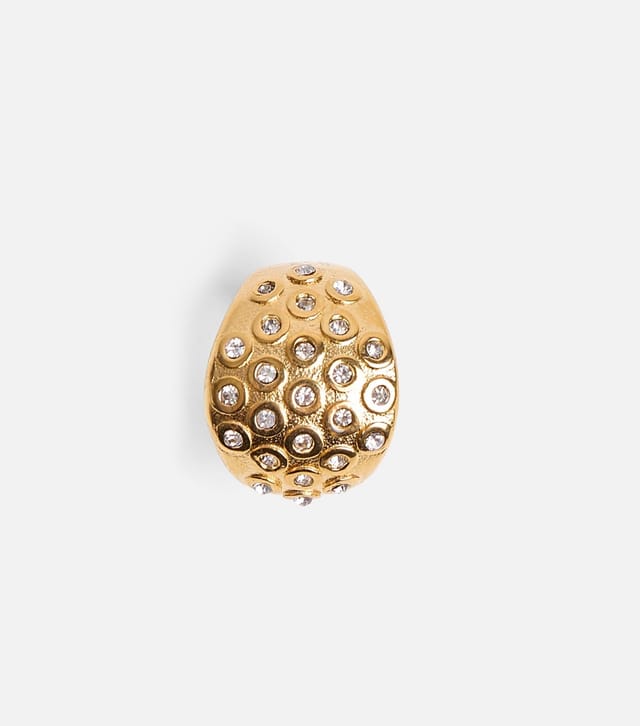 Public Desire Gold Tone Diamanté Detail Ring Public Desire New Look - 2