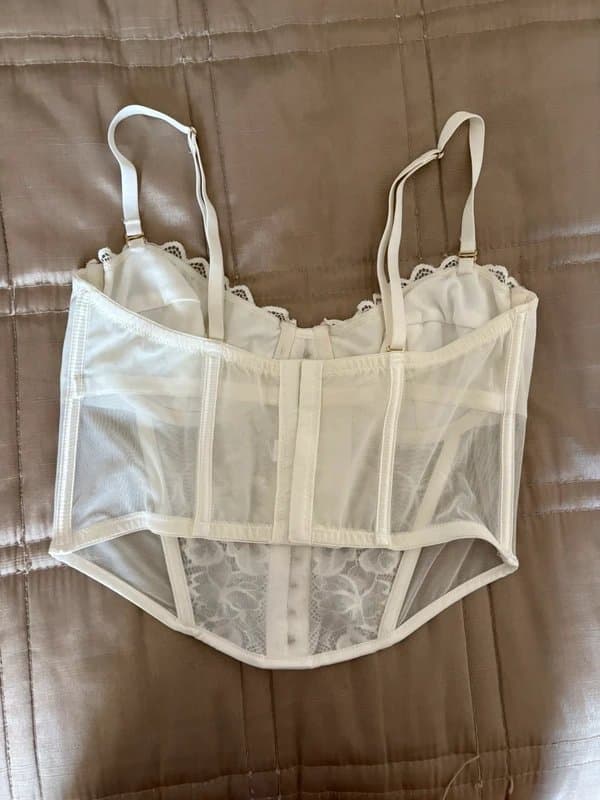 Primark Corset top white