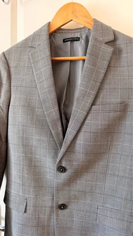 New Look Men’s grey super skinny stretch blazer 40R