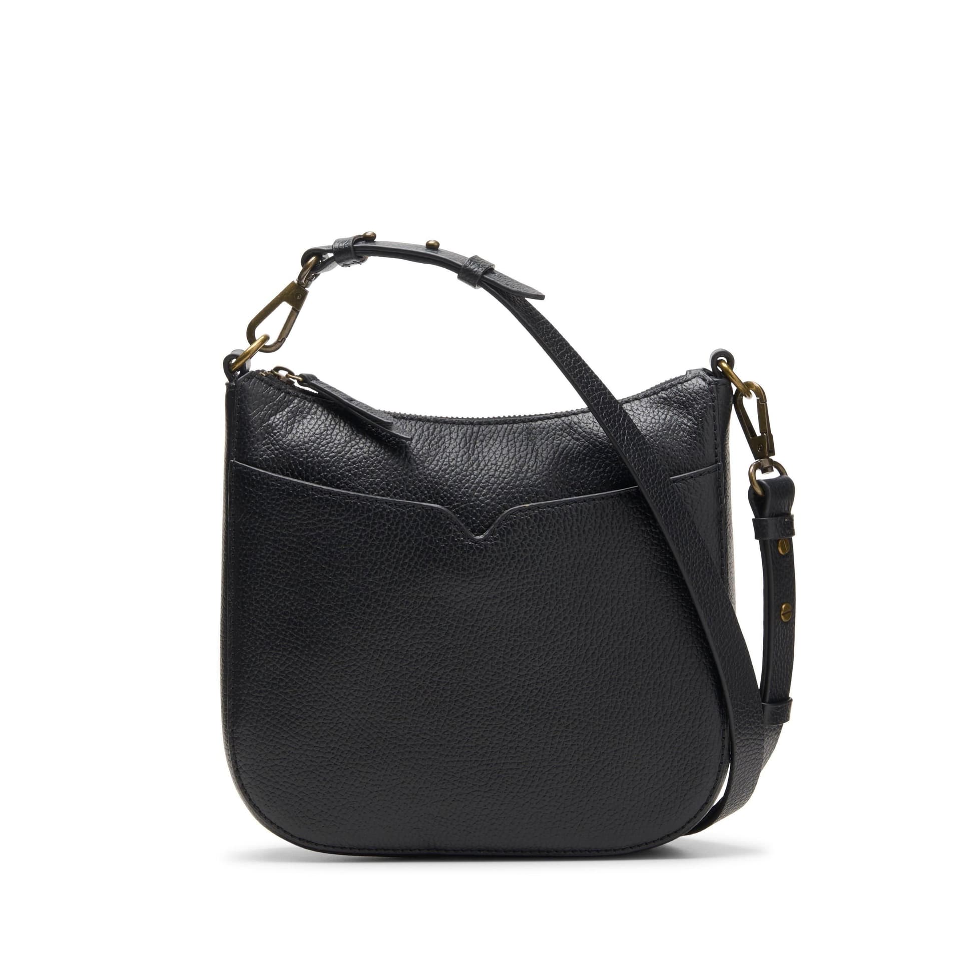 Clarks Clarks Women's Topsham Willow Black Leather Shoulder Bag, Cross Body Bag