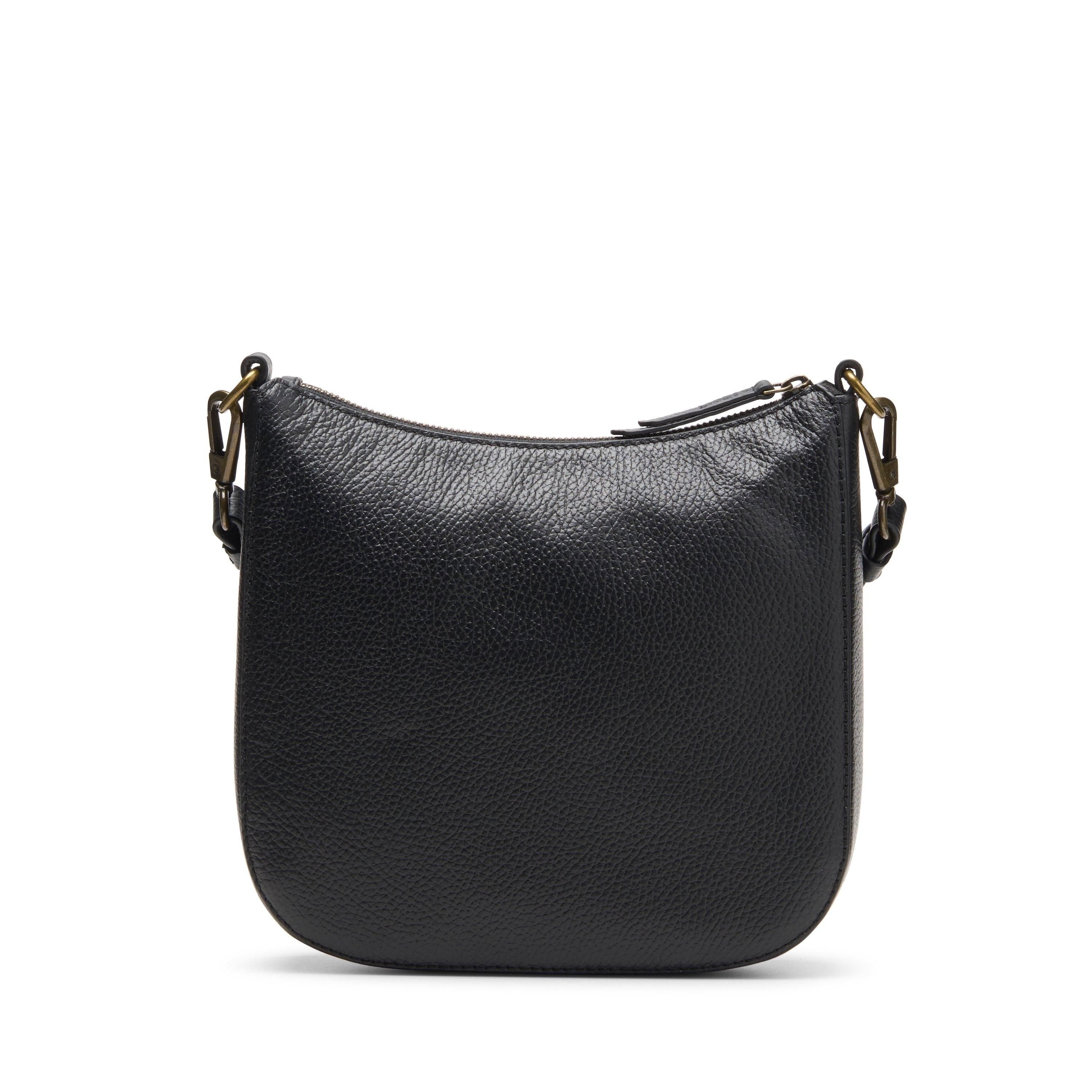 Clarks Clarks Women's Topsham Willow Black Leather Shoulder Bag, Cross Body Bag - 2