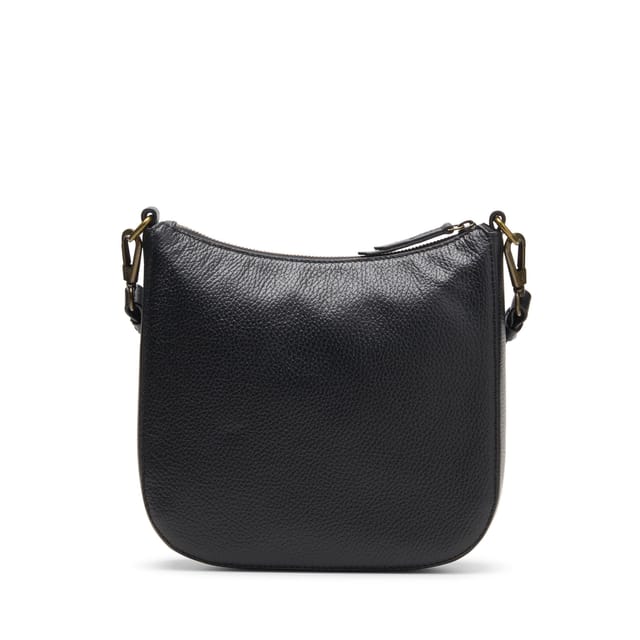 Clarks Clarks Women's Topsham Willow Black Leather Shoulder Bag, Cross Body Bag - 2