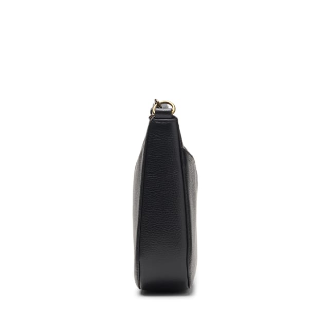 Clarks Clarks Women's Topsham Willow Black Leather Shoulder Bag, Cross Body Bag - 3
