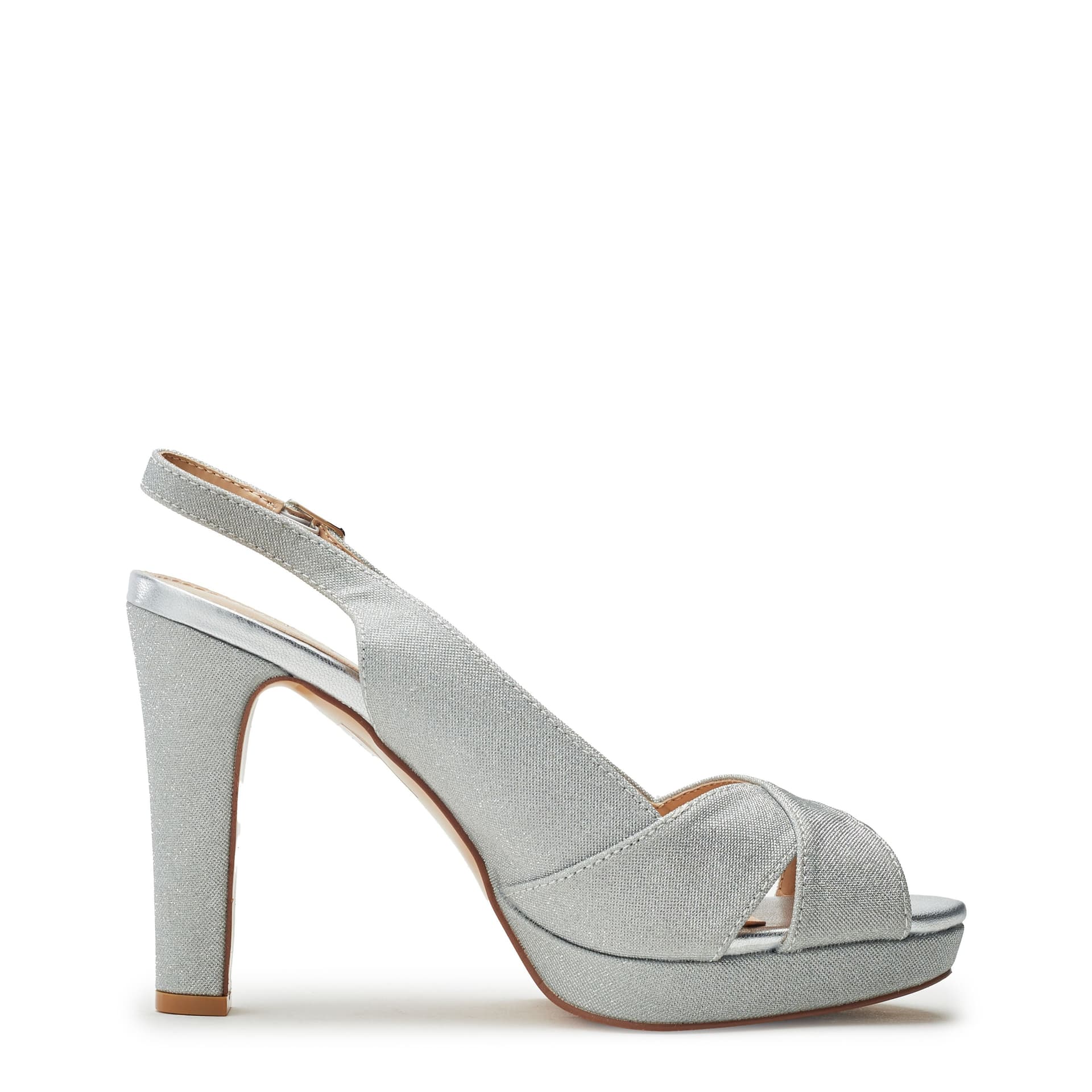 b.soleful b.soleful Silver Porvair Sandals