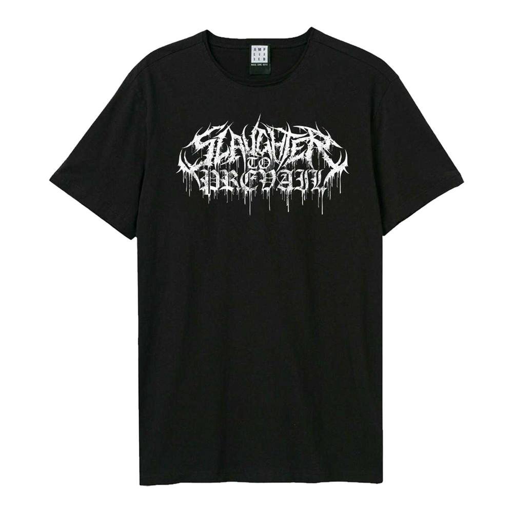 Amplified Amplified Men's Metal Logo Slaughter To Prevail T-Shirt in Black - 3