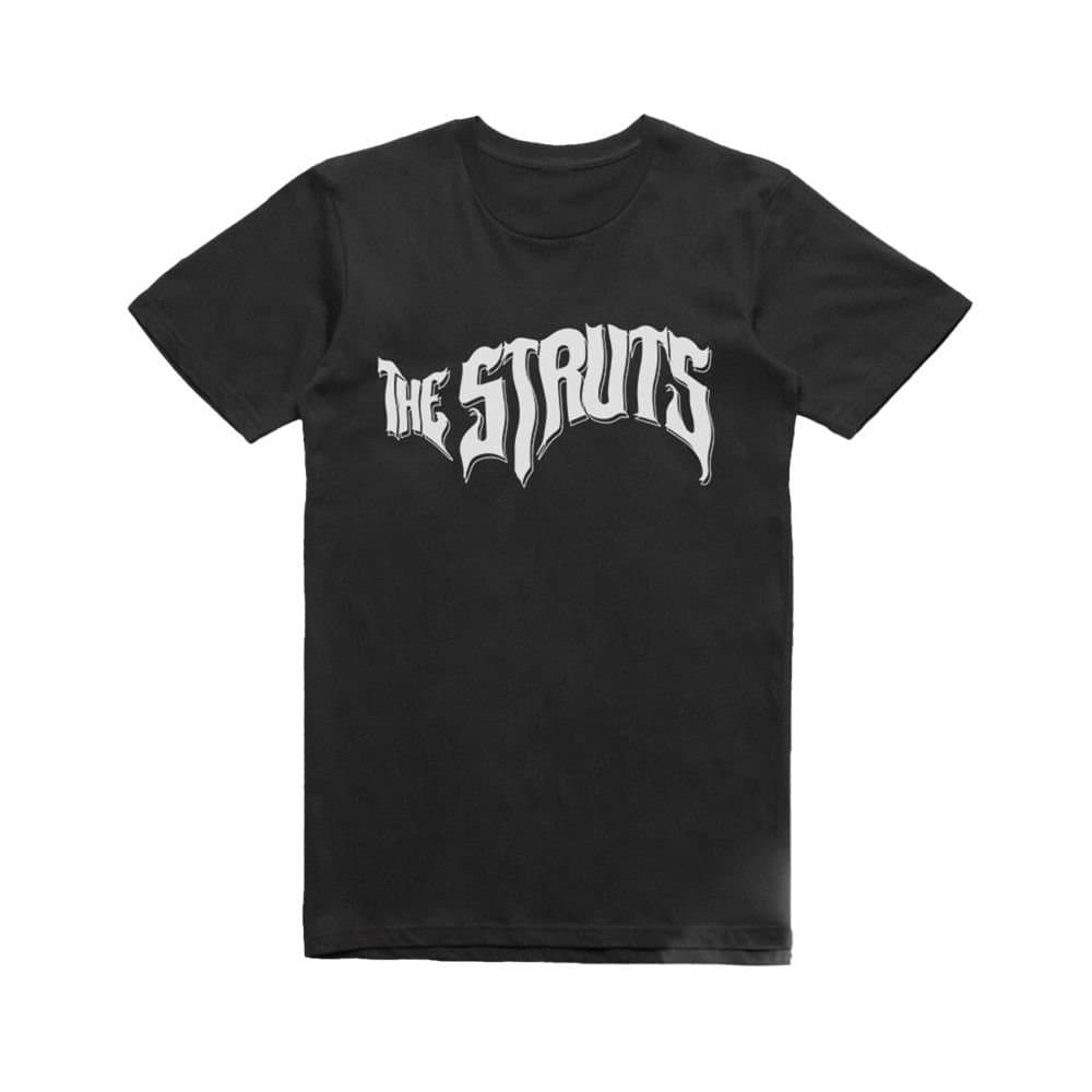 The Struts The Struts Men's 2018 Tour Logo Cotton T-Shirt in Black