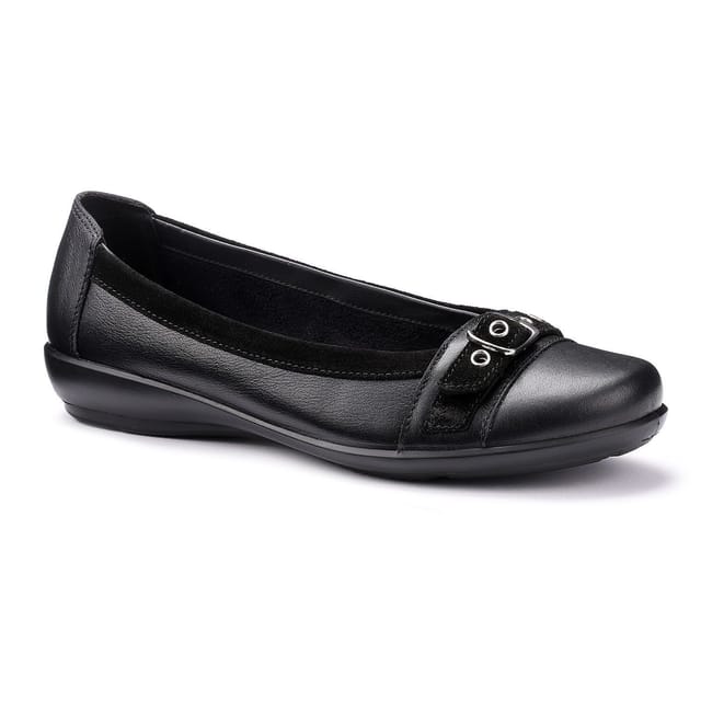 Hotter Hotter Women's Wide Fit 'Sparrow' Shoes in Black - 2