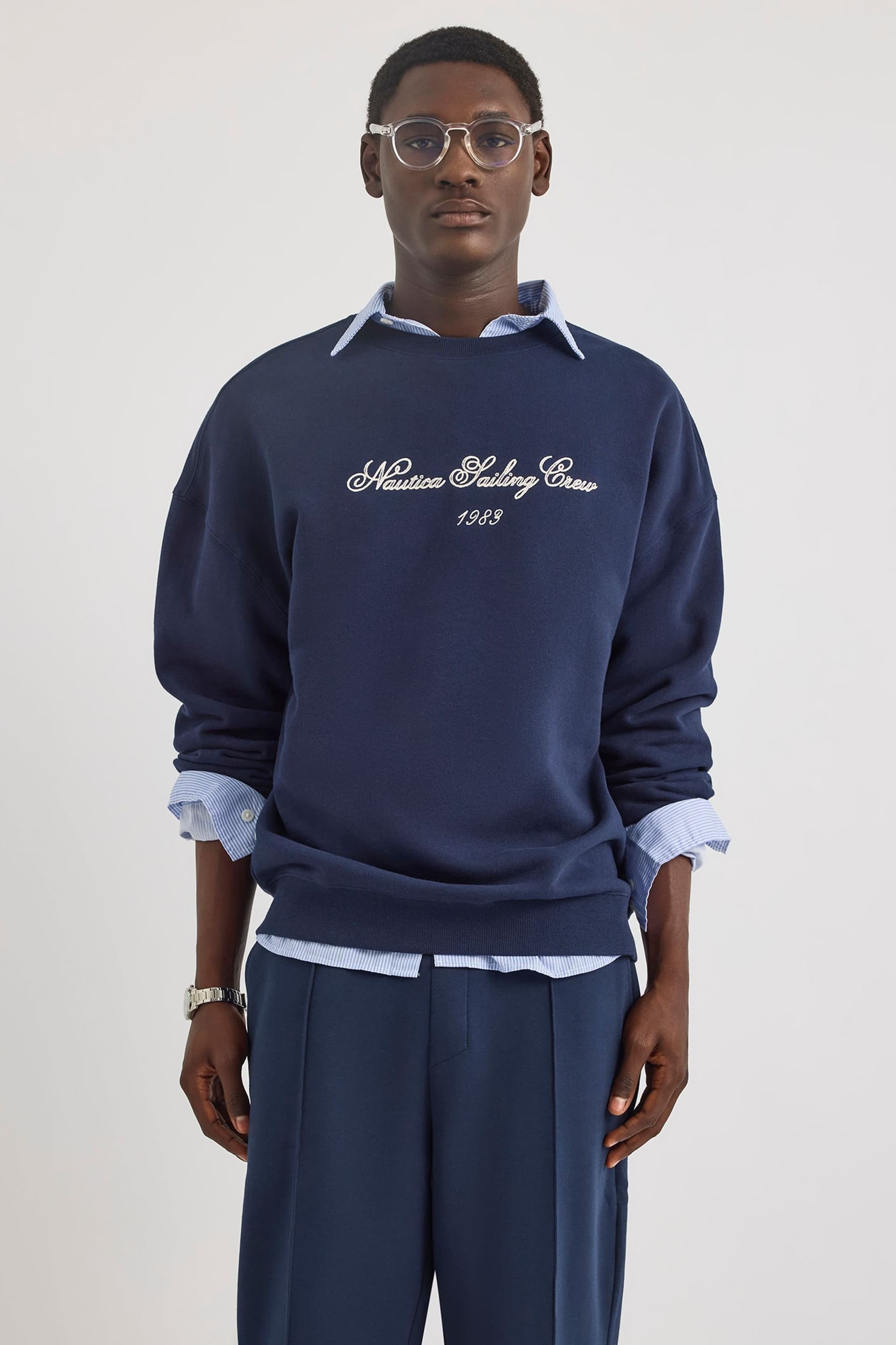 Nautica Nautica Men's Jenson Sweatshirt in Dark Navy