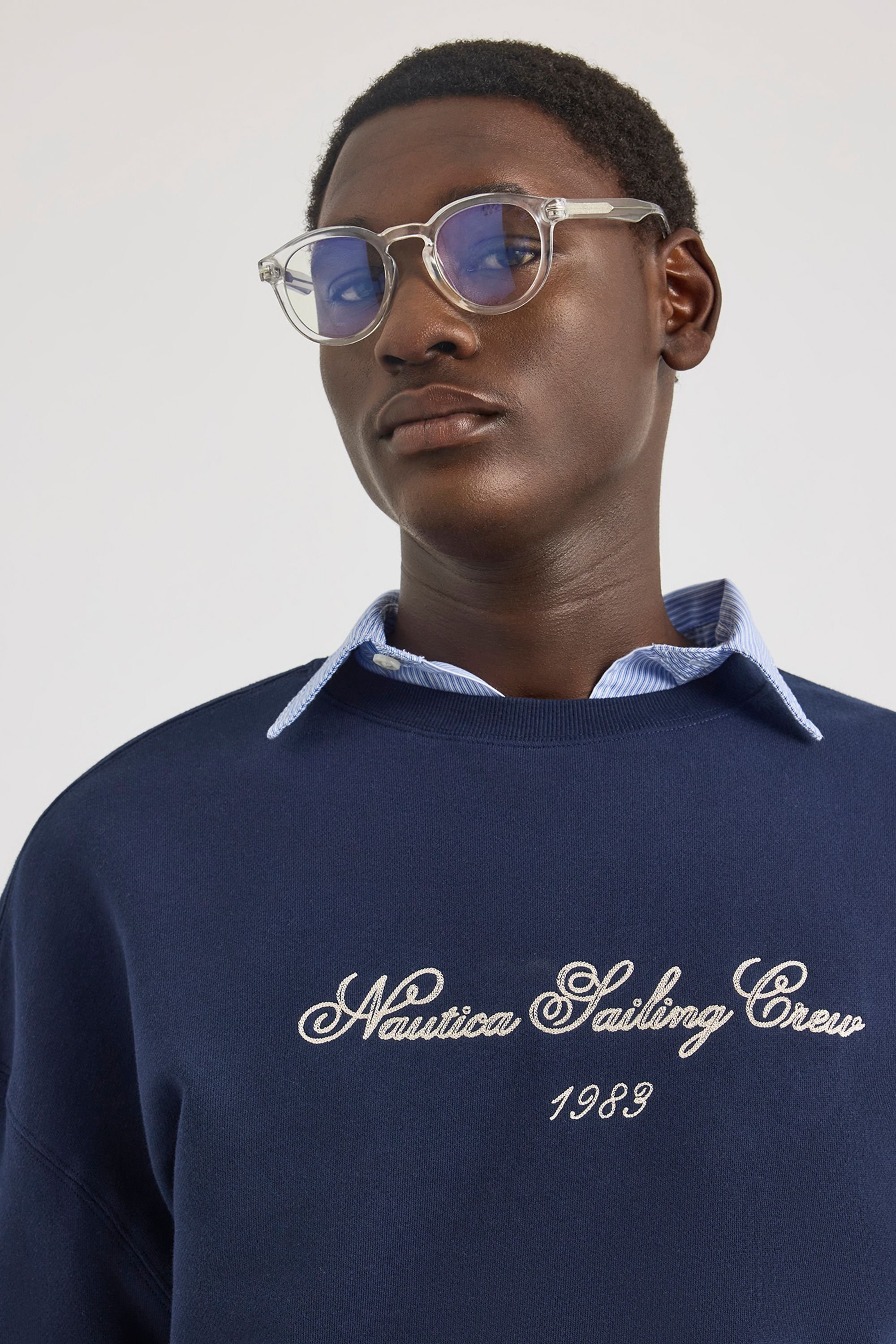 Nautica Nautica Men's Jenson Sweatshirt in Dark Navy - 3