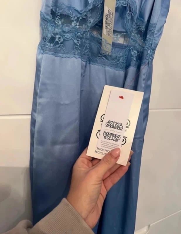 Never Fully Dressed Never fully dressed lace cut out dress in blue