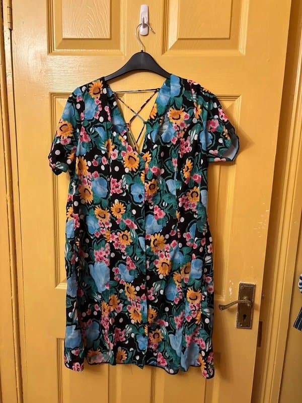 ASOS ASOS floral polka dot mini dress