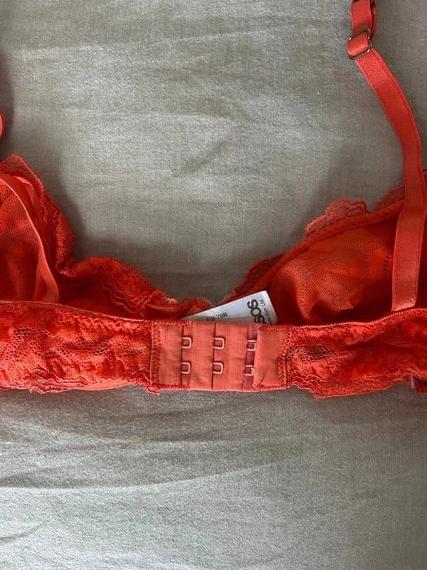 ASOS Cute orange lace bralet