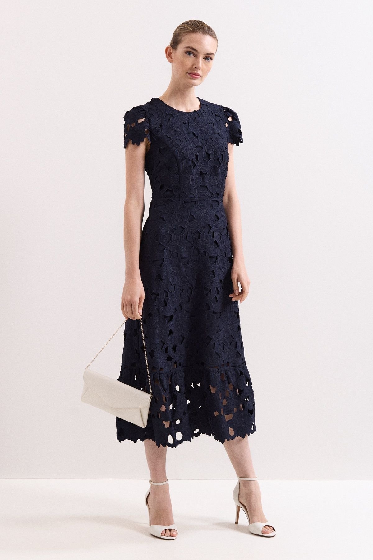 Phase Eight Phase Eight Women's Leilani Lace Dress in Dark Navy - 1