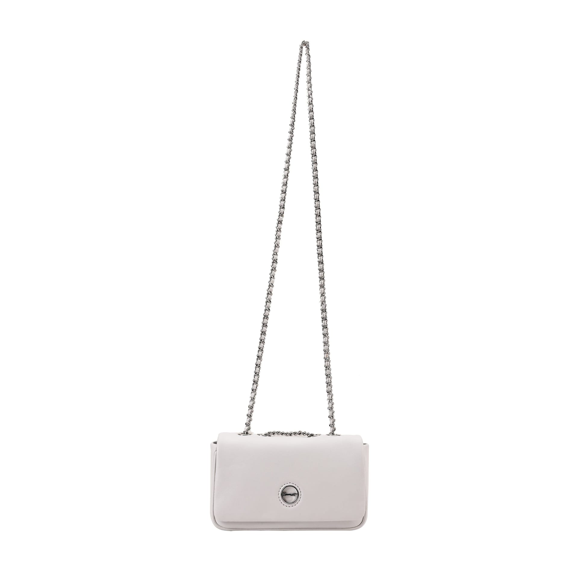 Paul Costelloe Paul Costelloe Women's Moxie Leather Cross Body Bag in Off-White - 4