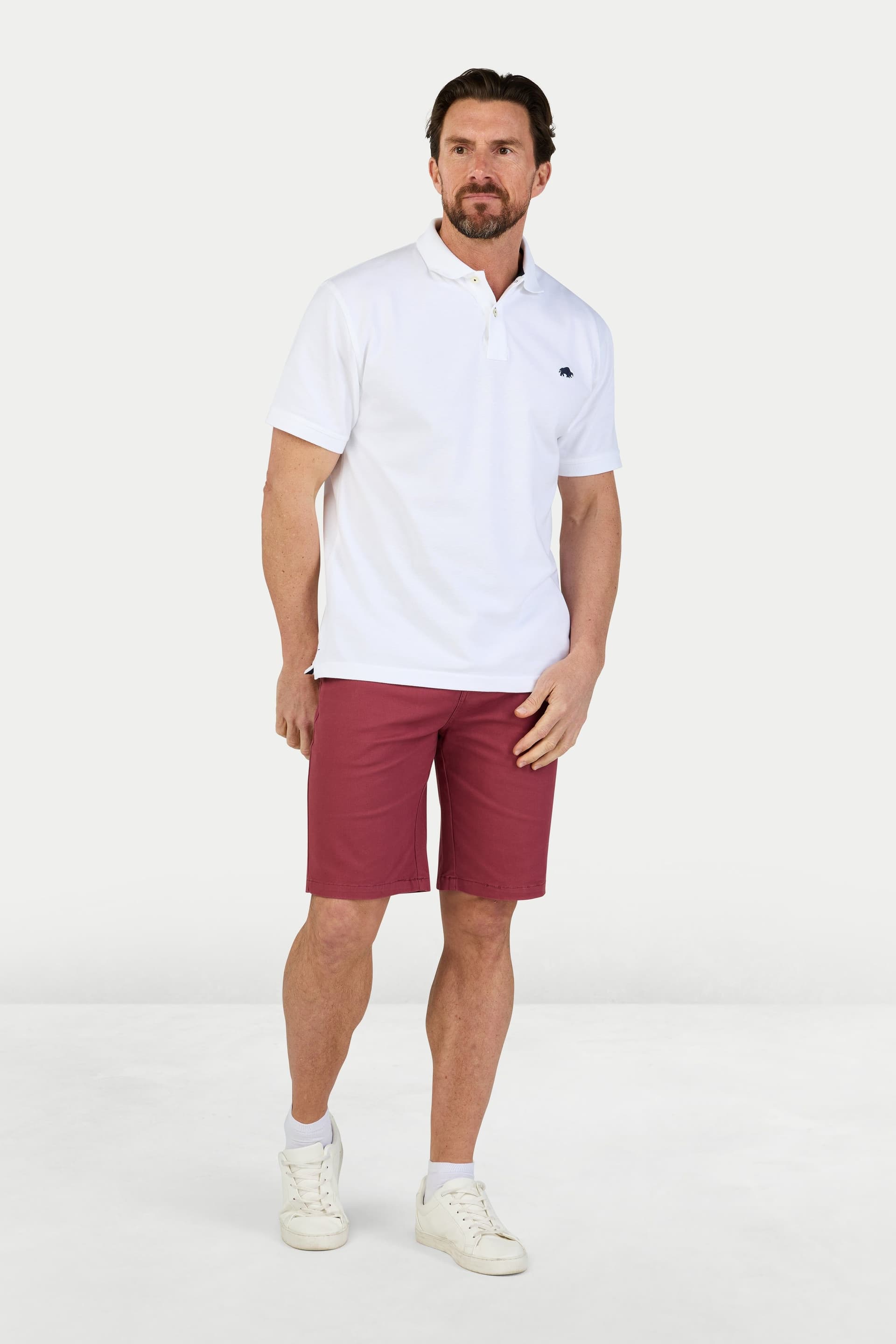 raging bull Raging Bull Men's Classic Chino Short in Dark Red