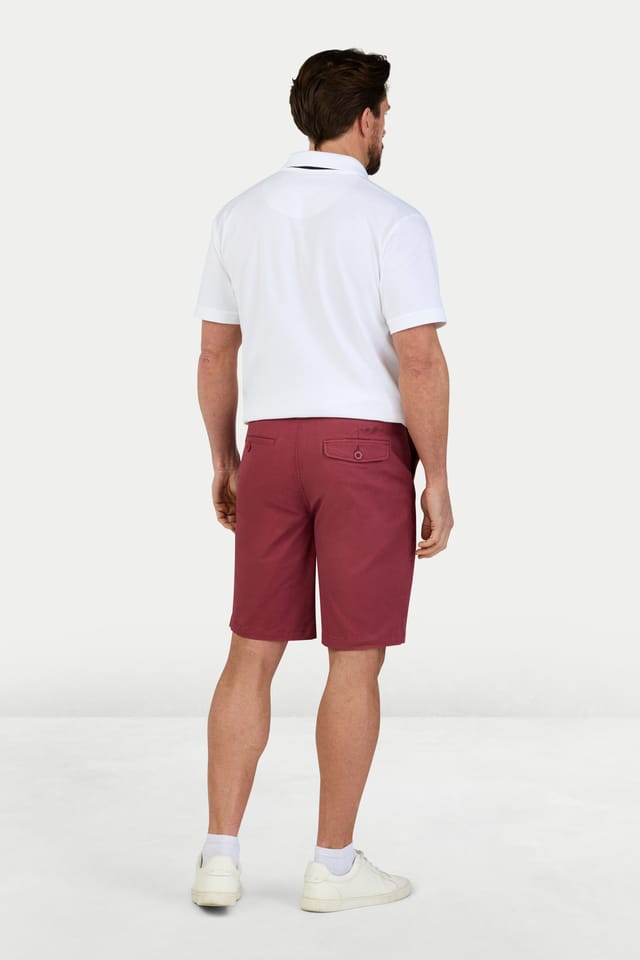 raging bull Raging Bull Men's Classic Chino Short in Dark Red - 3