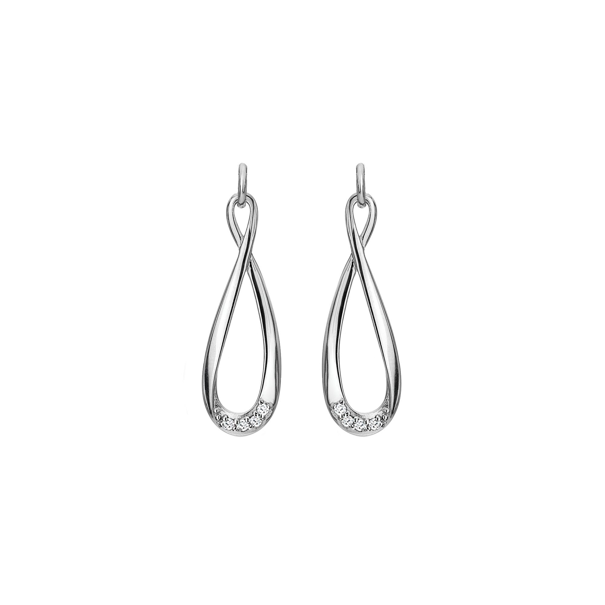 Hot Diamonds Hot Diamonds Women's Flourish Earrings in Silver - 3