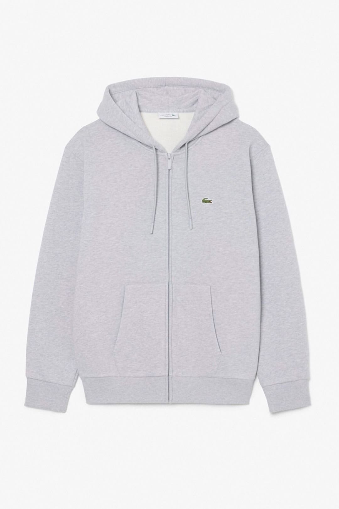 Lacoste Men's Silver Chine Sweatshirt in Grey
