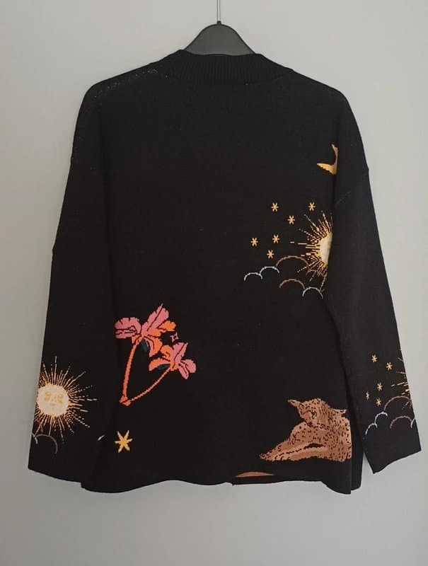 Never Fully Dressed Never Fully Dressed Black Cardigan - size M