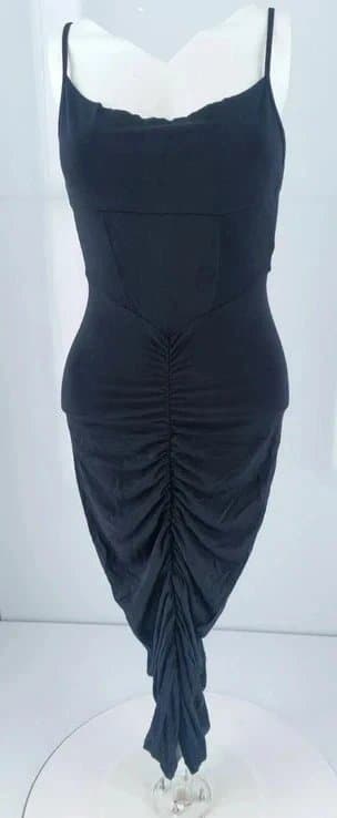 ASOS Asos Luxe Midi Ruched Dress