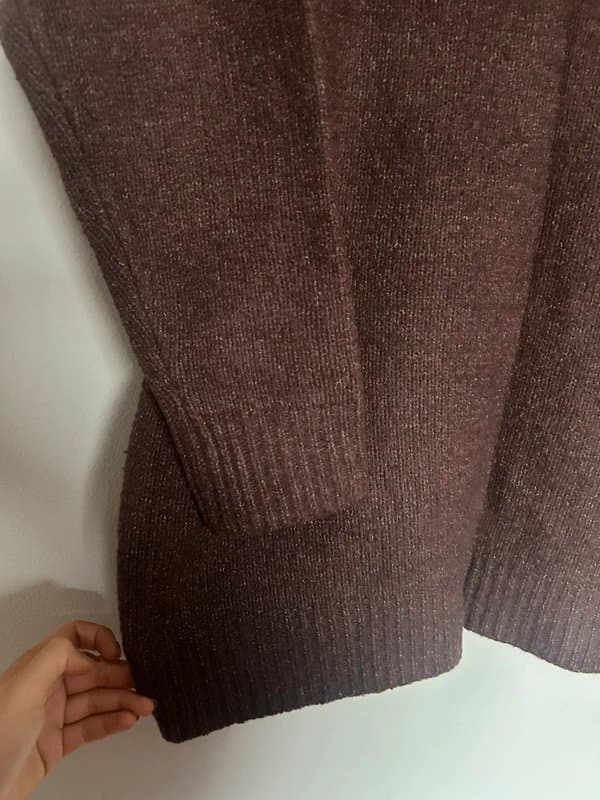 Bershka brown knit jumper
