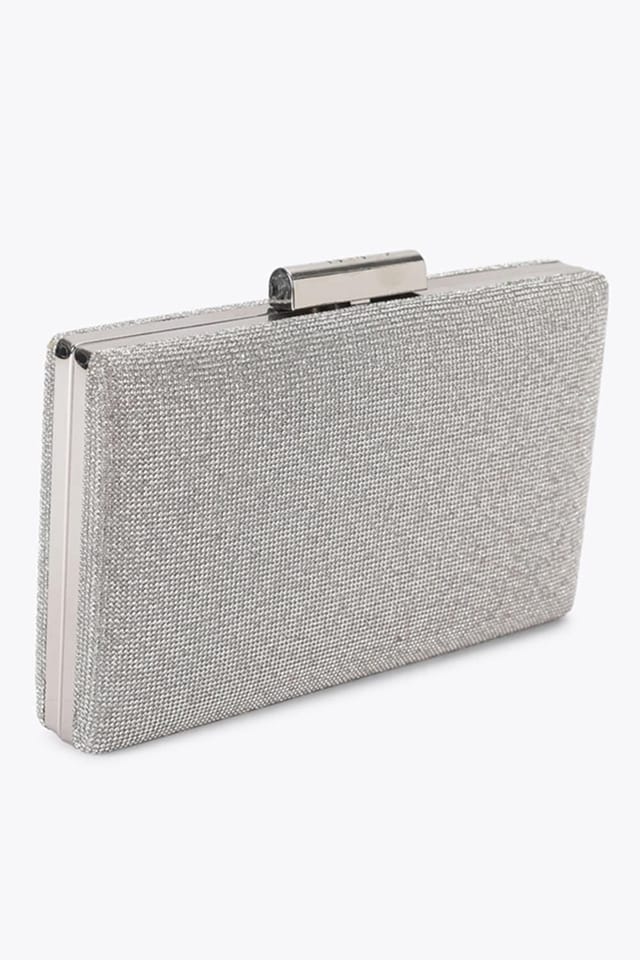 Carvela Carvela Women's 'Palio Hard Clutch' Bag in Silver - 3